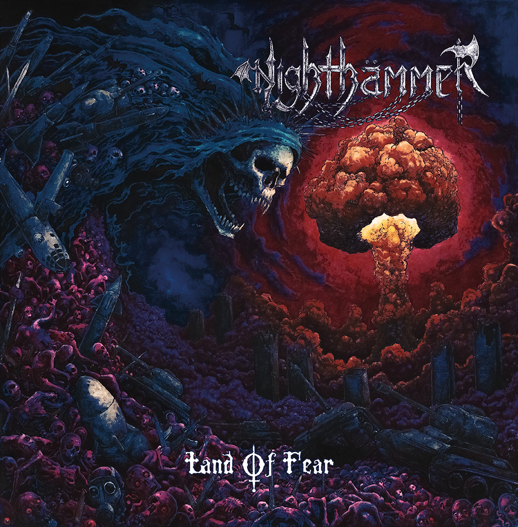 Nighthammer - Land of Fear - album cover